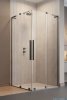 Radaway Furo SL Brushed GunMetal KDD kabina 100x90cm szczotkowany grafit 10305100-92-01L/10305090-92-01R